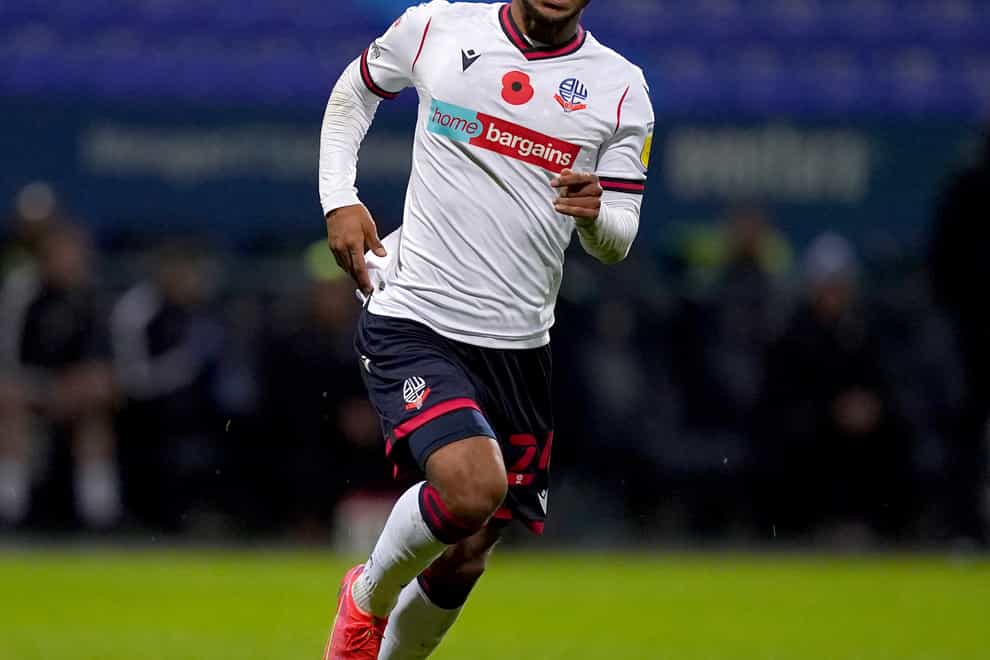 Bolton forward Elias Kachunga had been sidelined by a thigh problem (Martin Rickett/PA)