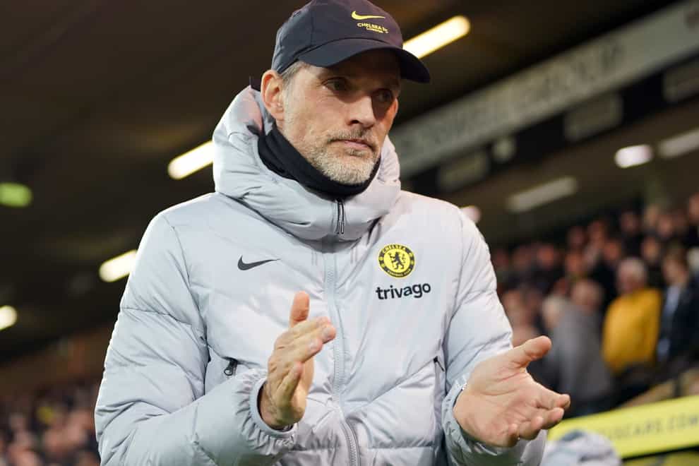 Thomas Tuchel will hope to keep focus on the pitch amid troubled times for Chelsea (Joe Giddens/PA)