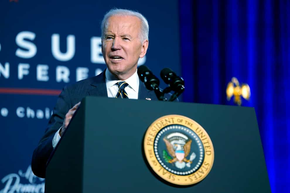US President Joe Biden (Patrick Semansky/AP)