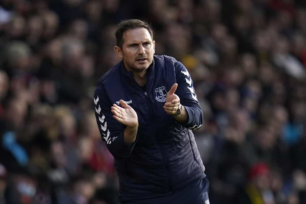Everton manager Frank Lampard is ready for the relegation battle ahead (Andrew Matthews/PA)