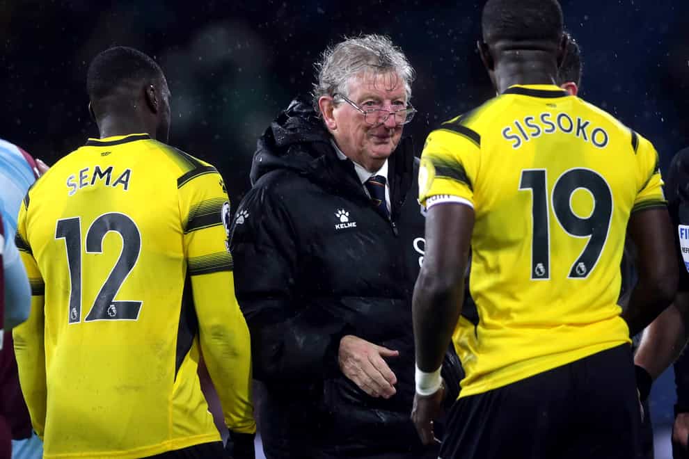 Watford manager Roy Hodgson feels captain Moussa Sissoko leads by example (Ian Hodgson/PA)