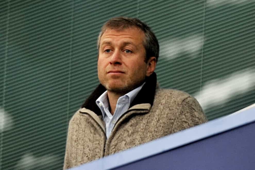 Roman Abramovich has been barred from being a director of Chelsea (Rebecca Naden/PA)