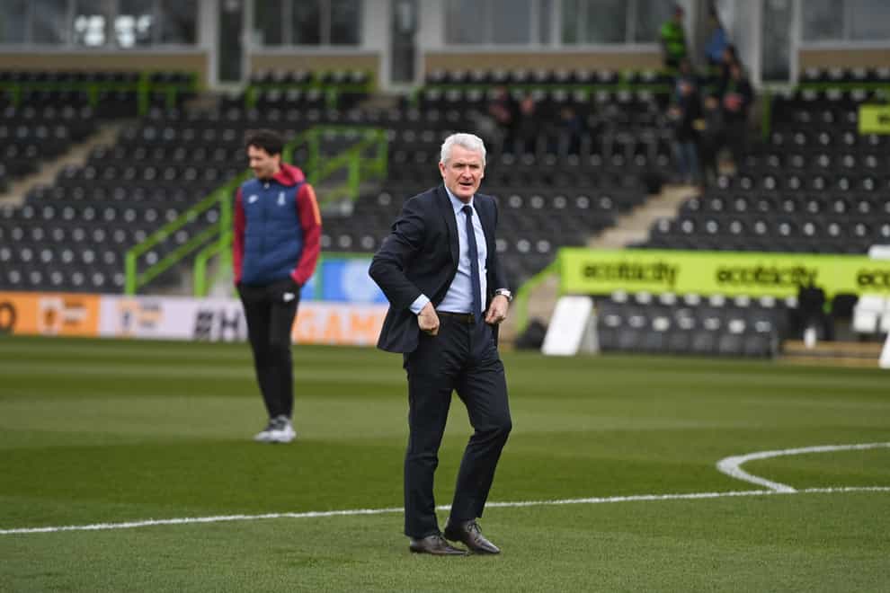 Mark Hughes guided Bradford to victory at Forest Green (Simon Galloway/PA)