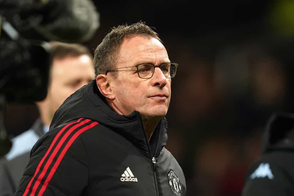 Ralf Rangnick reaches 100 days at Old Trafford with his record comparing poorly to his predecessors (Martin Rickett/PA)