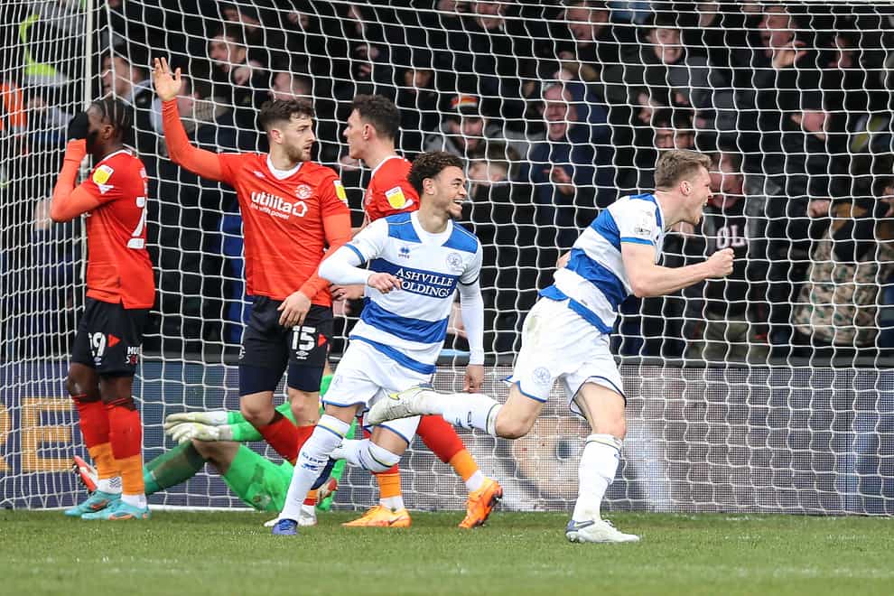 Rob Dickie scored a late winner for QPR (Nigel French/PA)