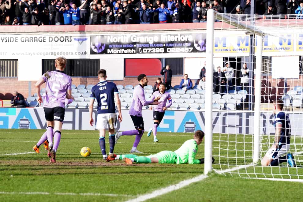Connor Goldson scored against Dundee (Jane Barlow/PA)