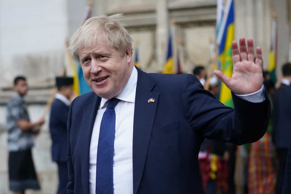 Prime Minister Boris Johnson has urged the West to end its ‘dependence’ on Russian oil and gas in reaction to the invasion of Ukraine (Yui Mok/PA)