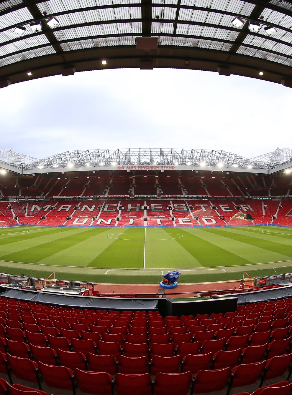 Manchester United are looking at options to redevelop Old Trafford (Nigel French/PA)