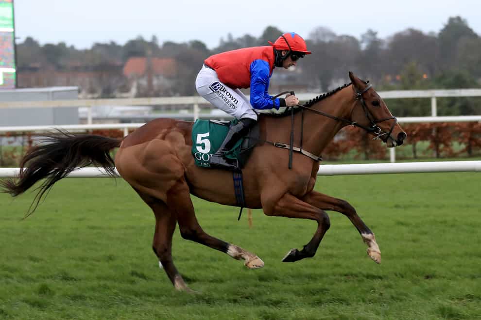 Facile Vega ridden by Patrick Mullins wins the last race during day one of the Dublin Racing Festival at Leopardstown Racecourse in Dublin, Ireland. Picture date: Saturday February 5, 2022.