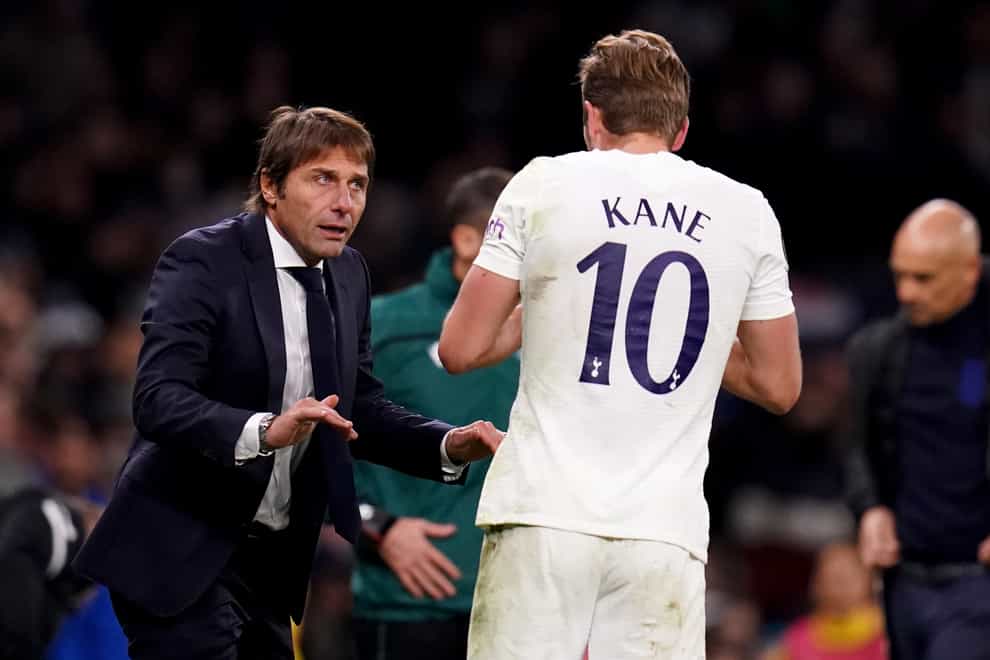 Tottenham manager Antonio Conte wants his star players to help the club qualify for the Champions League (John Walton/PA)