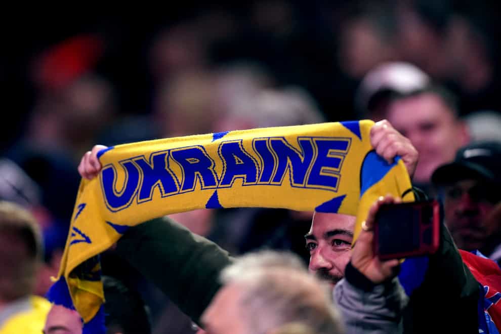 The idea of giving war-torn Ukraine a bye to the 2022 World Cup finals was discussed by FIFA, says Football Association of Wales chief executive Noel Mooney (Adam Davy/PA)