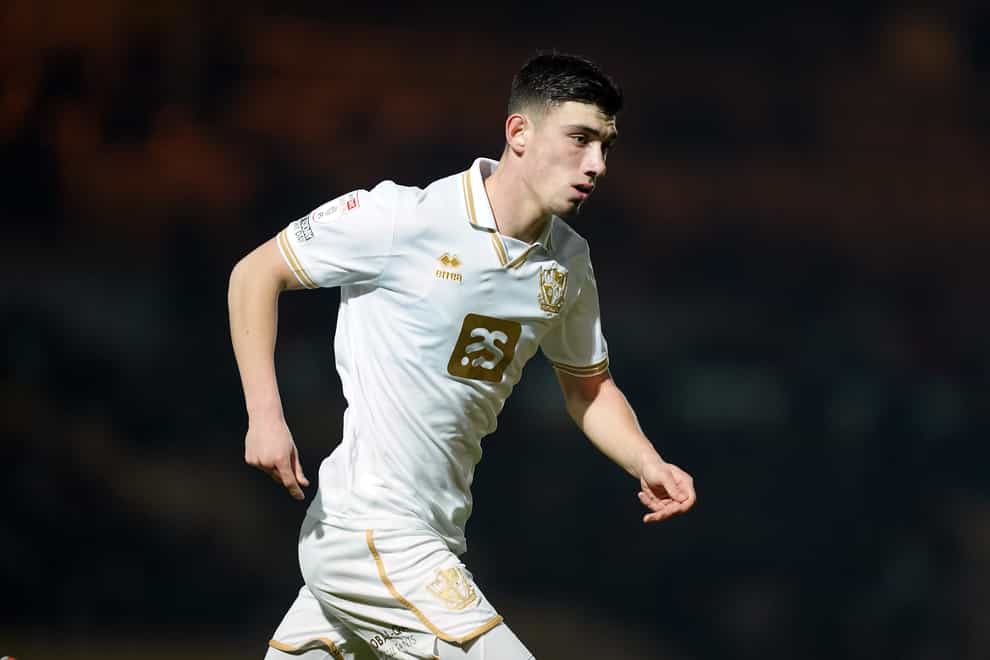Kian Harratt came off the bench to score twice for Port Vale (Mike Egerton/PA).
