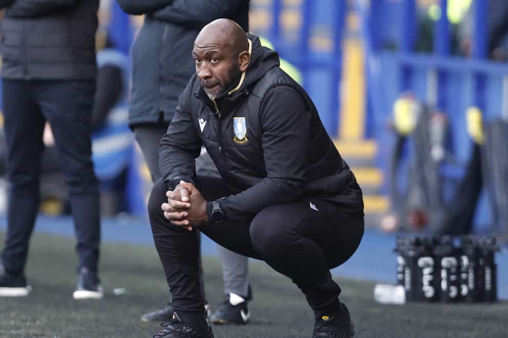 Sheffield Wednesday manager Darren Moore saw his side concede a late equaliser (Richard Sellers/PA).