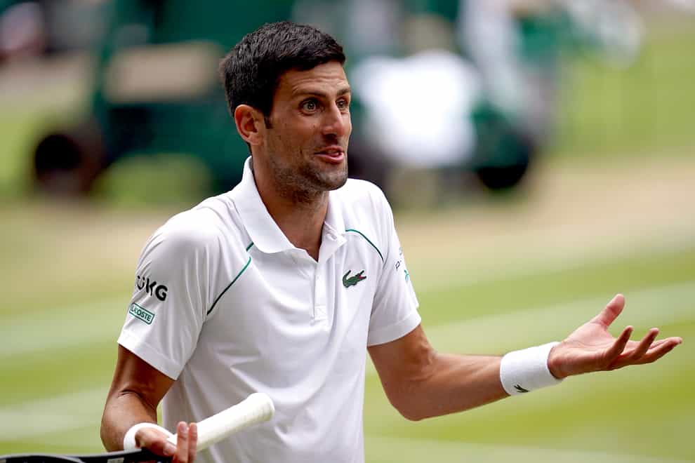 Novak Djokovic is expected to be allowed to play in the French Open in May (Adam Davy/PA)