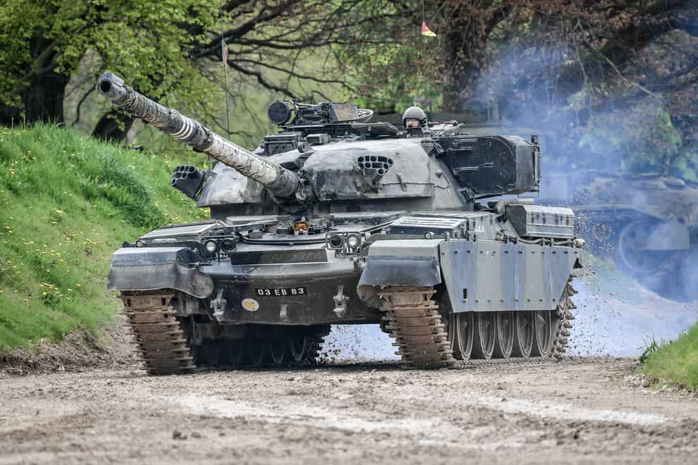 Chieftain tanks were at the centre of the dispute (Ben Birchall/PA)