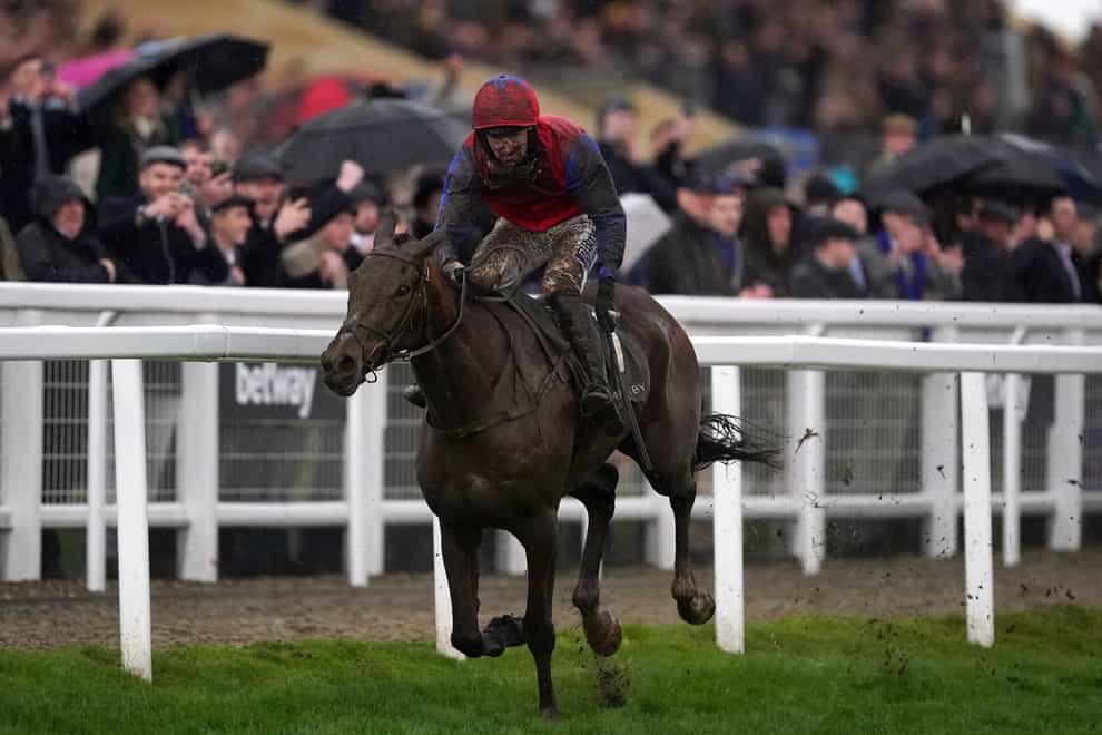 Facile Vega ridden by Patrick Mullins wins The Weatherbys Champion Bumper during day two of the Cheltenham Festival at Cheltenham Racecourse. Picture date: Wednesday March 16, 2022.