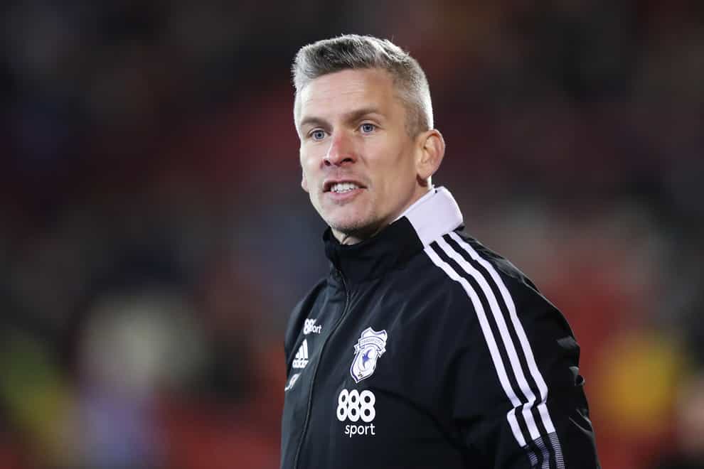 Steve Morison has guided Cardiff away from trouble (Isaac Parkin/PA)