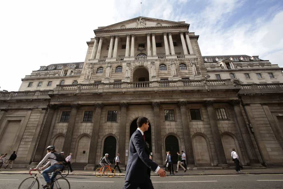 The Bank of England has raised interest rates to 0.75% as it warned the Ukraine conflict could see under-pressure households hit with double-digit inflation later this year (Yui Mok/PA)