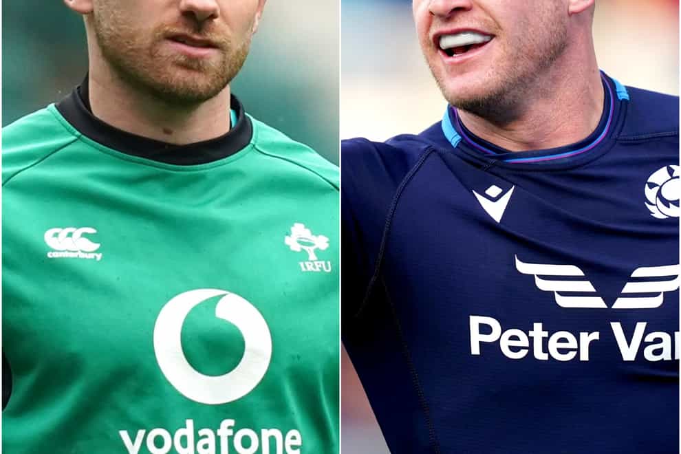 The fullback battle between Hugo Keenan and Stuart Hogg could be a key factor in deciding Ireland’s clash with Scotland in Dublin (PA)
