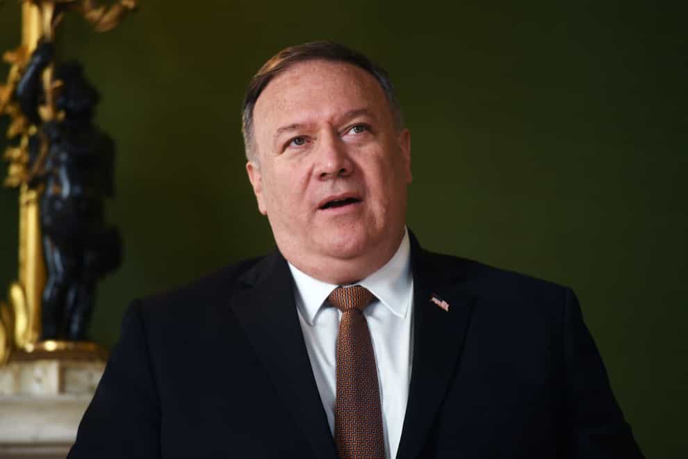 Former US secretary of state Mike Pompeo (Peter Summers/PA)
