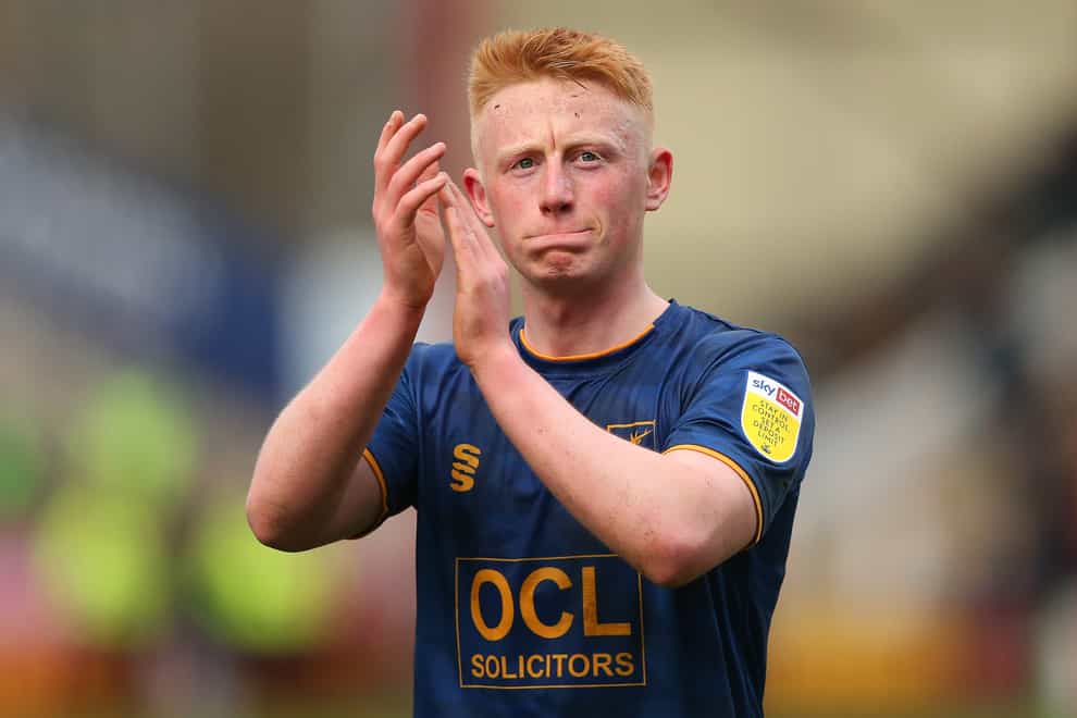 Matty Longstaff is a doubt for Mansfield (Tim Markland/PA)
