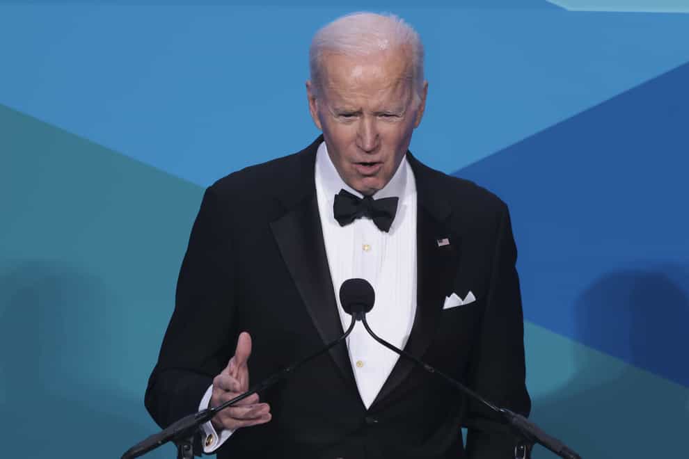 US President Joe Biden has hailed Irish leadership over the Ukraine crisis during a virtual meeting with Micheal Martin (Oliver Contreras/PA)