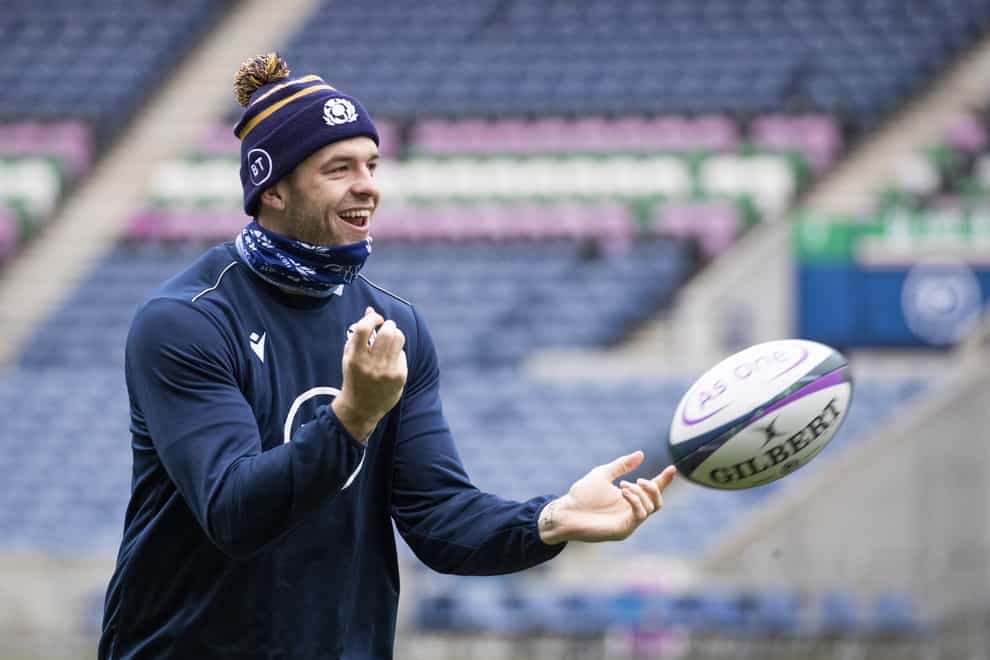 Blair Kinghorn has been preferred to Finn Russell for Scotland’s Six Nations visit to Dublin (David Davies/PA)