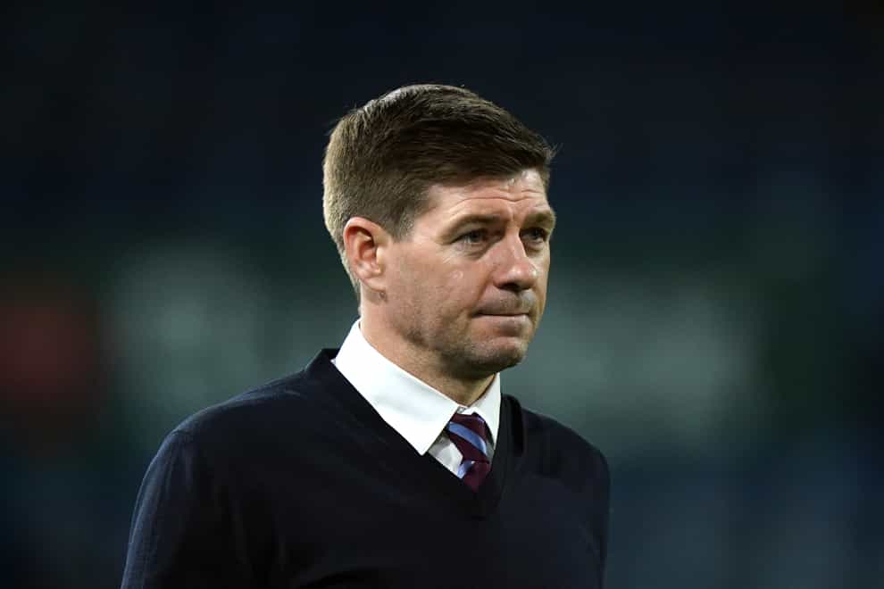 Steven Gerrard has urged his Villa players to prove they can compete with the top sides in the Premier League (Tim Goode/PA)