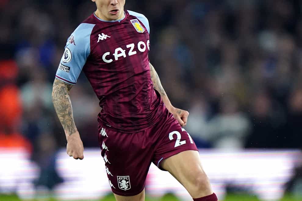 Aston Villa will be without Lucas Digne (Tim Goode/PA)