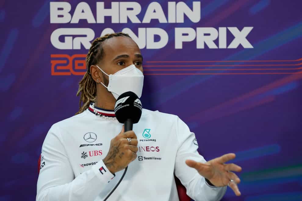 Lewis Hamilton has been fined by the FIA (Hassan Ammar/AP)