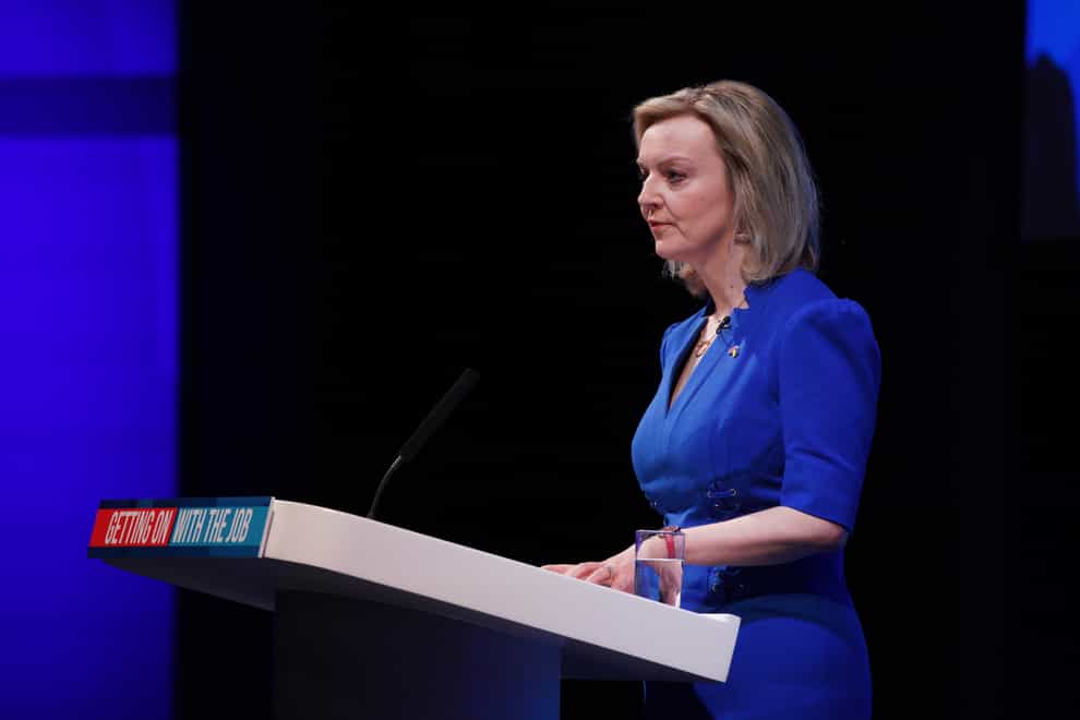 Foreign secretary Liz Truss says it is time to end the questioning of Britain’s history (Peter Byrne/PA)
