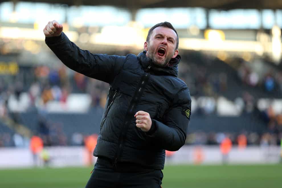 Nathan Jones’ side moved up to third (Nigel French/PA)