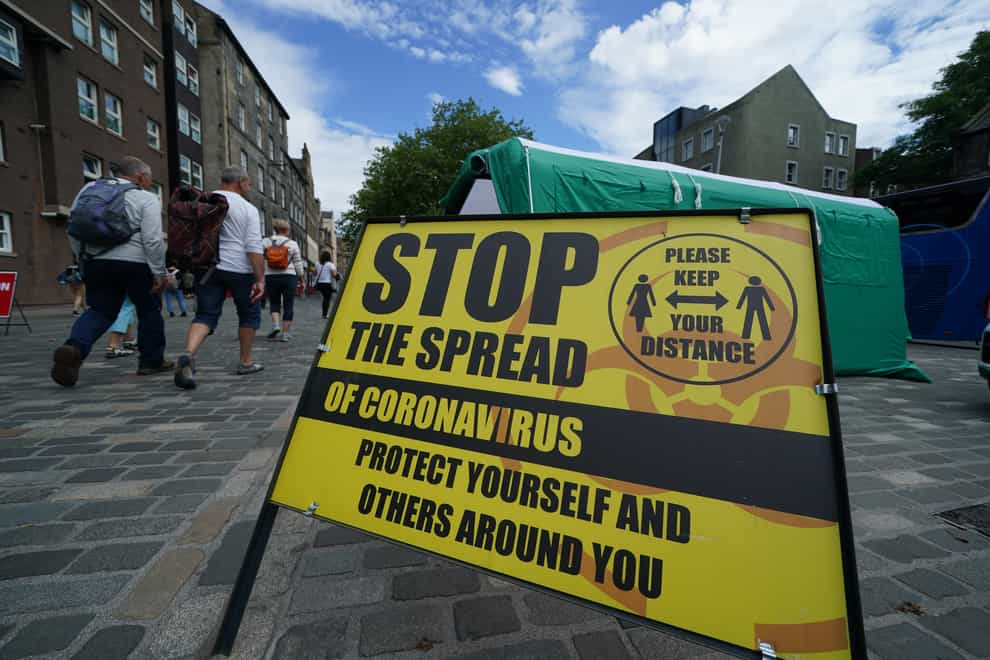 Some coronavirus restrictions are being eased in Scotland (Andrew Milligan/PA)