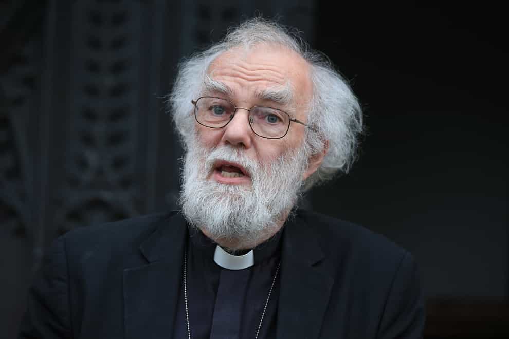 Former archbishop of Canterbury Dr Rowan Williams is among 200 church leaders calling for the UK Government to rule out investment in fossil fuels (Jonathan Brady/PA)