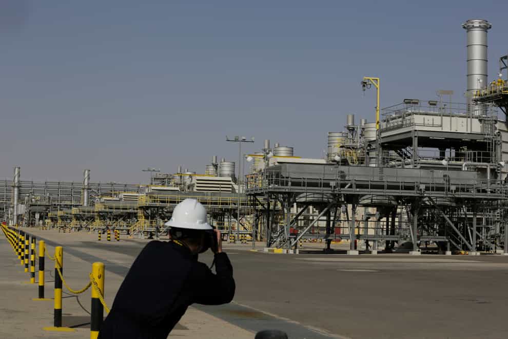 The Khurais oil field, 150km east-northeast of Riyadh, Saudi Arabia (Amr Nabil/AP)