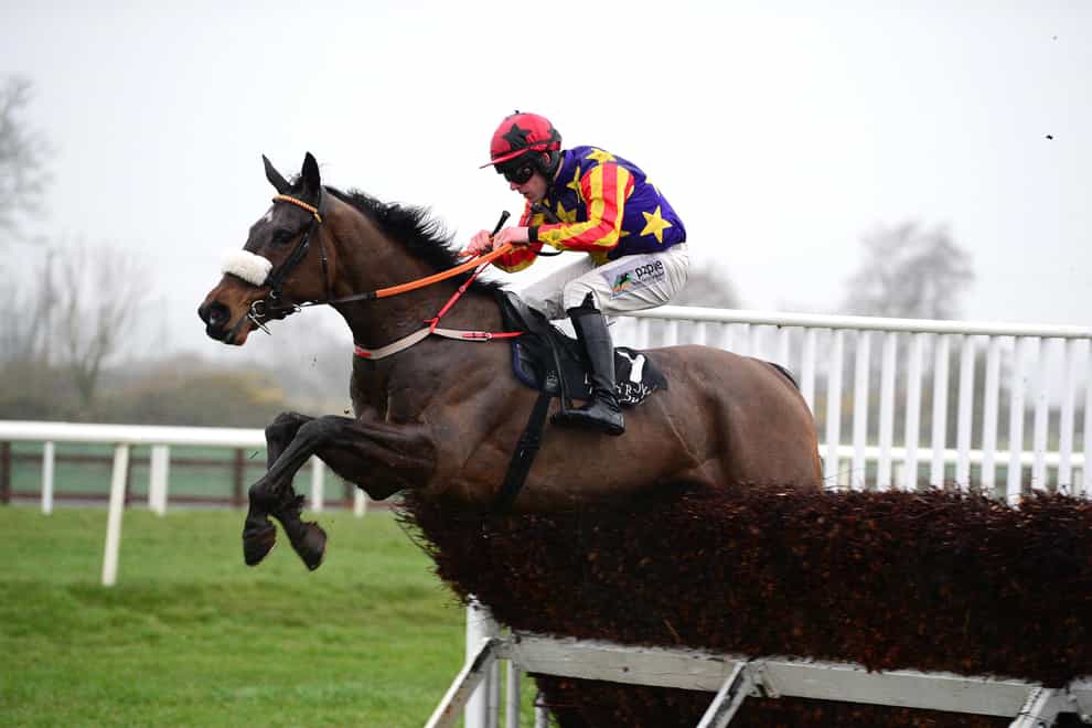 Winged Leader in action at Down Royal (PA)