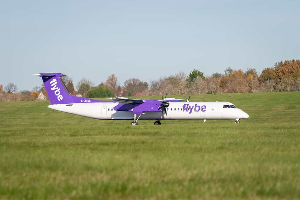 Flybe will return to the skies next month (Flybe/PA)