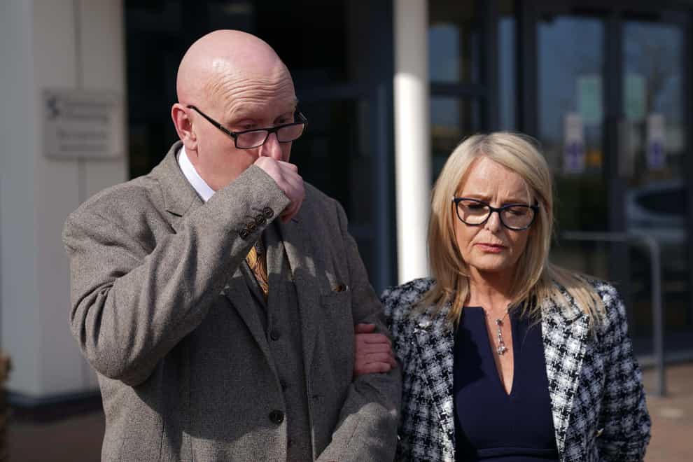 Martin McKeague criticised conspiracy theories about his son’s death (Joe Giddens/PA)
