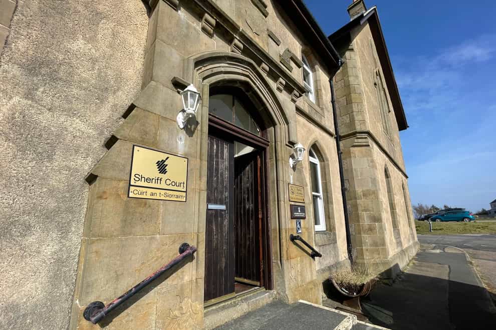 Lochmaddy Sheriff Court, where SNP MP Angus MacNeil is accused of dangerous driving (Dan Barker/PA)