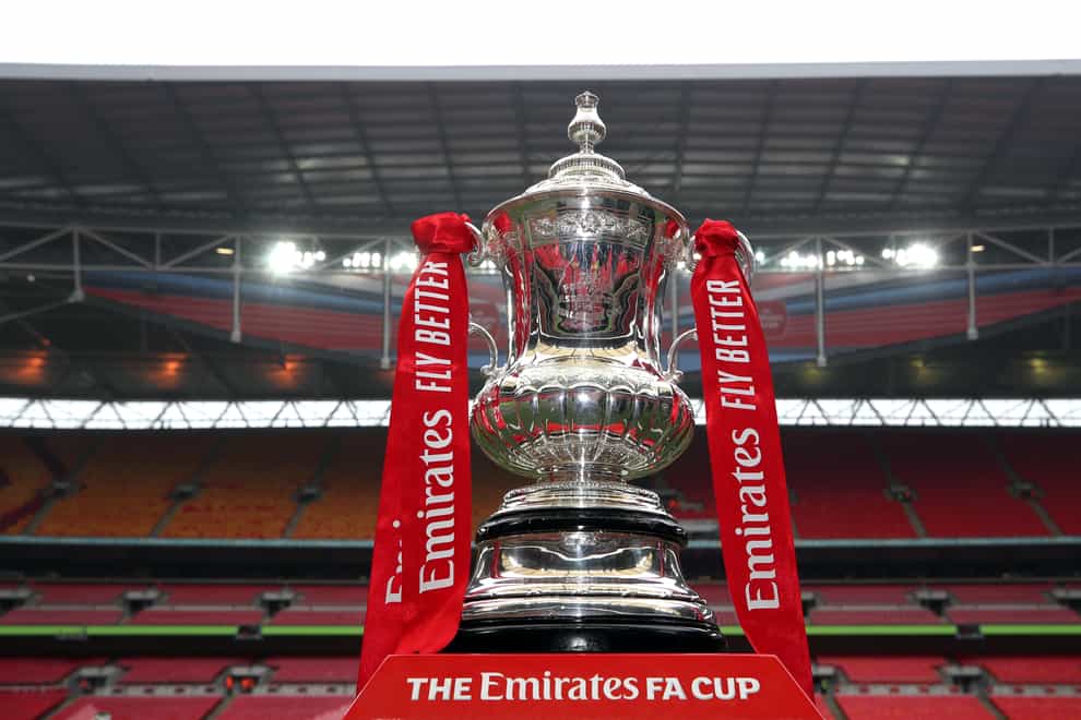 The FA Cup semi-finals are due to take place at Wembley next month (Nick Potts/PA)
