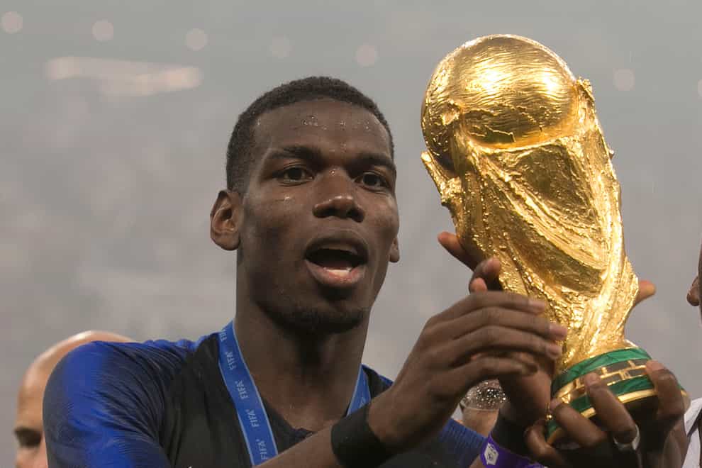 Paul Pogba has revealed his 2018 World Cup winner’s medal has been stolen (Owen Humphreys/PA)