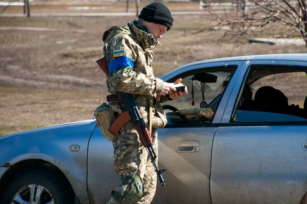 Kremlin spokesman Dmitry Peskov has denied that Russia’s invasion of Ukraine has stalled (AP Photo/Andrew Marienko)