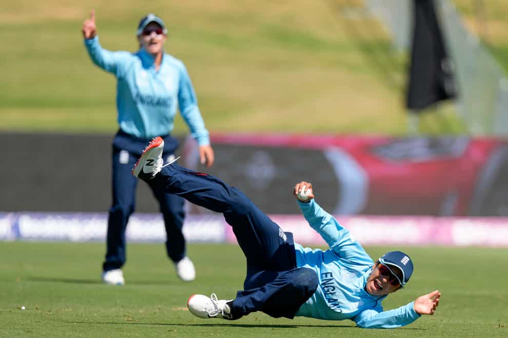 Sophia Dunkley reckons England are in a good place ahead of their clash with Pakistan (John Cowpland/AP)