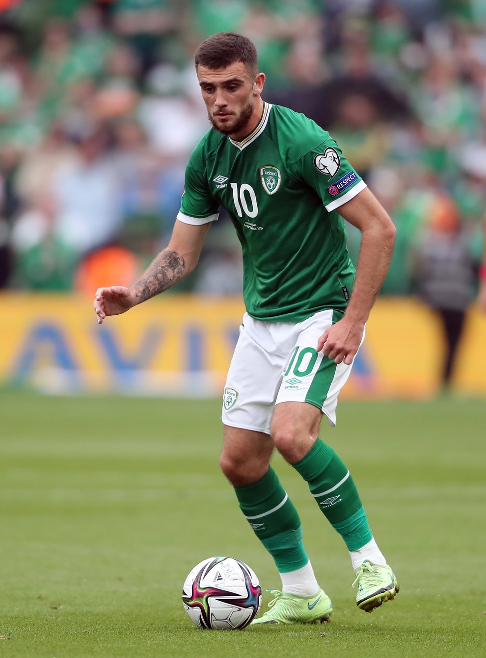Republic of Ireland striker Troy Parrott could line up against Belgium on Saturday evening (Niall Carson/PA)