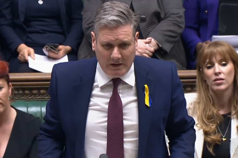 Labour leader Sir Keir Starmer (House of Commons/PA)