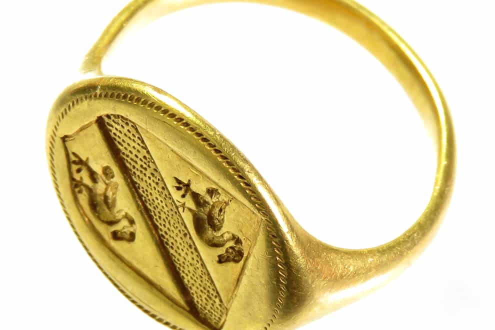 The Jenison signet ring (Hansons/PA)