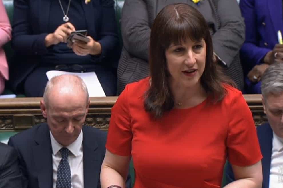 Shadow chancellor Rachel Reeves responds to the spring statement (House of Commons/PA)