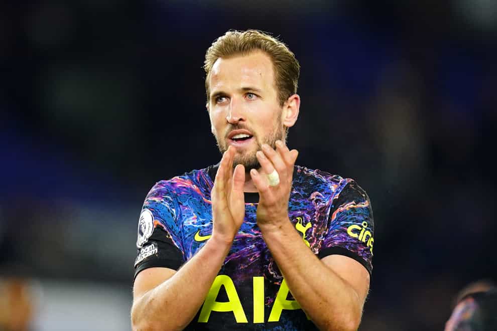 Harry Kane gave little away over his Tottenham future (Adam Davy/PA)