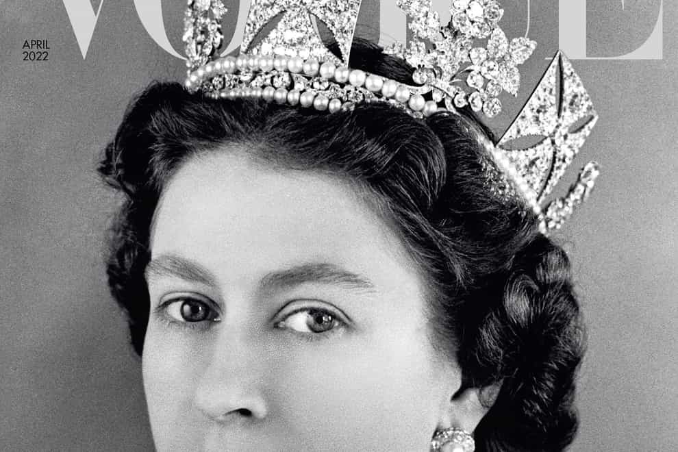The Queen British Vogue April 2022 (Antony Armstrong Jones/British Vogue/PA)