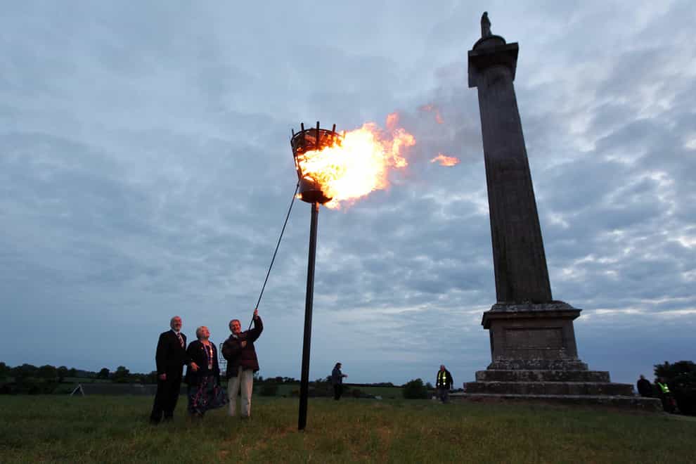 Beacon lighting during the Diamond Jubilee (Kelvin Boyes/Press Eye/PA)